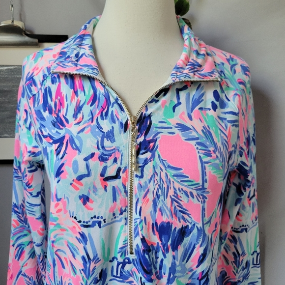 Lilly Pulitzer UPF 50+ Skipper Popover Dress Cabana Cocktail XS - Picture 4 of 16